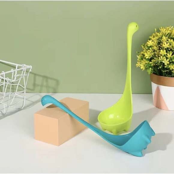 Nessie Stand Alone Ladle Soup Ladle Loch Ness Monster - BLUE - Picture 4 of 4